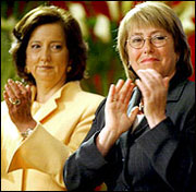 Soledad Alvear et Michelle Bachelet (JPEG)